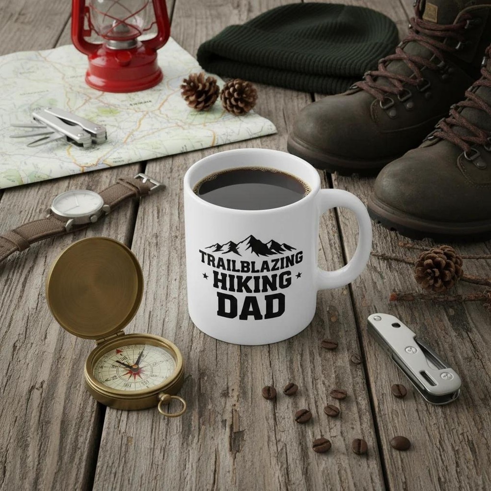 Trailblazing Hiking Dad Mug